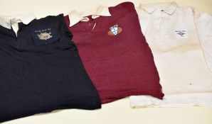 THREE VINTAGE RUGBY UNION JERSEYS BEING SHIRLEY PARK MACCABI XV, HONG KONG RFC & PORTUGAL
