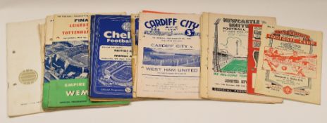 A PARCEL OF BRITISH ASSOCIATION FOOTBALL PROGRAMMES being approximately 13 club football