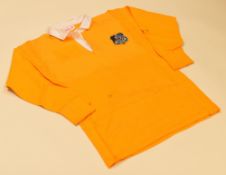 MATCH-WORN AUSTRALIA RUGBY UNION INTERNATIONAL JERSEY BEARING GREEN PLASTIC NO.7 circa 1960s/