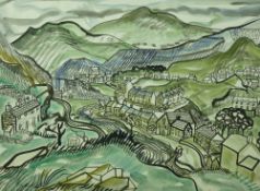 David Smith (b.1920 d.1999) is a new artist to the Welsh Sale. Born in Suffolk, he painted