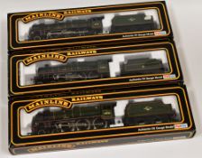 THREE MAINLINE RAILWAYS 00 GAUGE LOCOMOTIVES; 1. 4-6-0 7P Rebuilt Scot Class Locomotive BR Green
