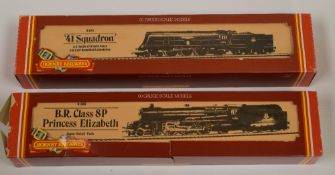 TWO HORNBY 00 GAUGE LOCOMOTIVES; 1. BR Battle of Britain Class '41 Squadron 34076' (R074 BR 4-6-2)
