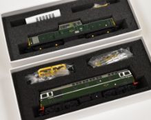 TWO HELJAN 00 GAUGE LOCOMOTIVES; 1. BR Green D5326 (Class 26) 2. BR Green Full Yellow Ends 8561