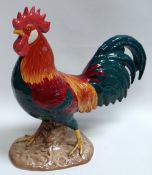 A BESWICK LEGHORN COCKEREL No.1892, still with Beswick label applied, 24cms high