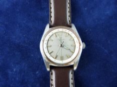 A JUVENIA NAUTILUS DIVER'S WRISTWATCH, the dial brand marked with additional quadrant marking