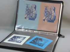 CARL F HODGSON a portfolio of approximately fifty medium sized prints