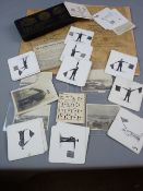 A GIFT OF THE COLONIES CHOCOLATE TIN to His Majesty's Naval Military Forces and ephemera to