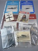 A QUANTITY OF AIR FORCES EPHEMERA including 1940's aircraft recognition journals, 'Taking Off' by