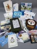 RAF BRUGGEN MEMORABILIA to include a Tornado pilot's flight book, a presentation plaque from the