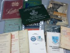 ARMED SERVICES MAGAZINES, TRAINING PAMPHLETS & BOOKLETS including a soldier's souvenir of the