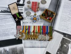 MEDALS - A CBE AIRFORCE CROSS GROUP OF FOURTEEN awarded to Air Commodore Alfred Douglas Rogers CBE