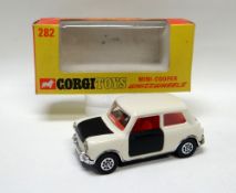A BOXED CORGI WHIZZWHEELS 282 MINI-COOPER