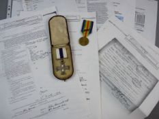 MAJOR JOHN MORRIS, MILITARY CROSS AND VICTORY MEDAL PAIR, killed in action 7th October 1918,