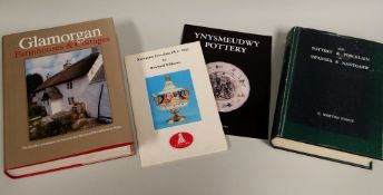 E MORTON NANCE 'The Pottery & Porcelain of Swansea & Nantgarw' and two Welsh porcelain / pottery