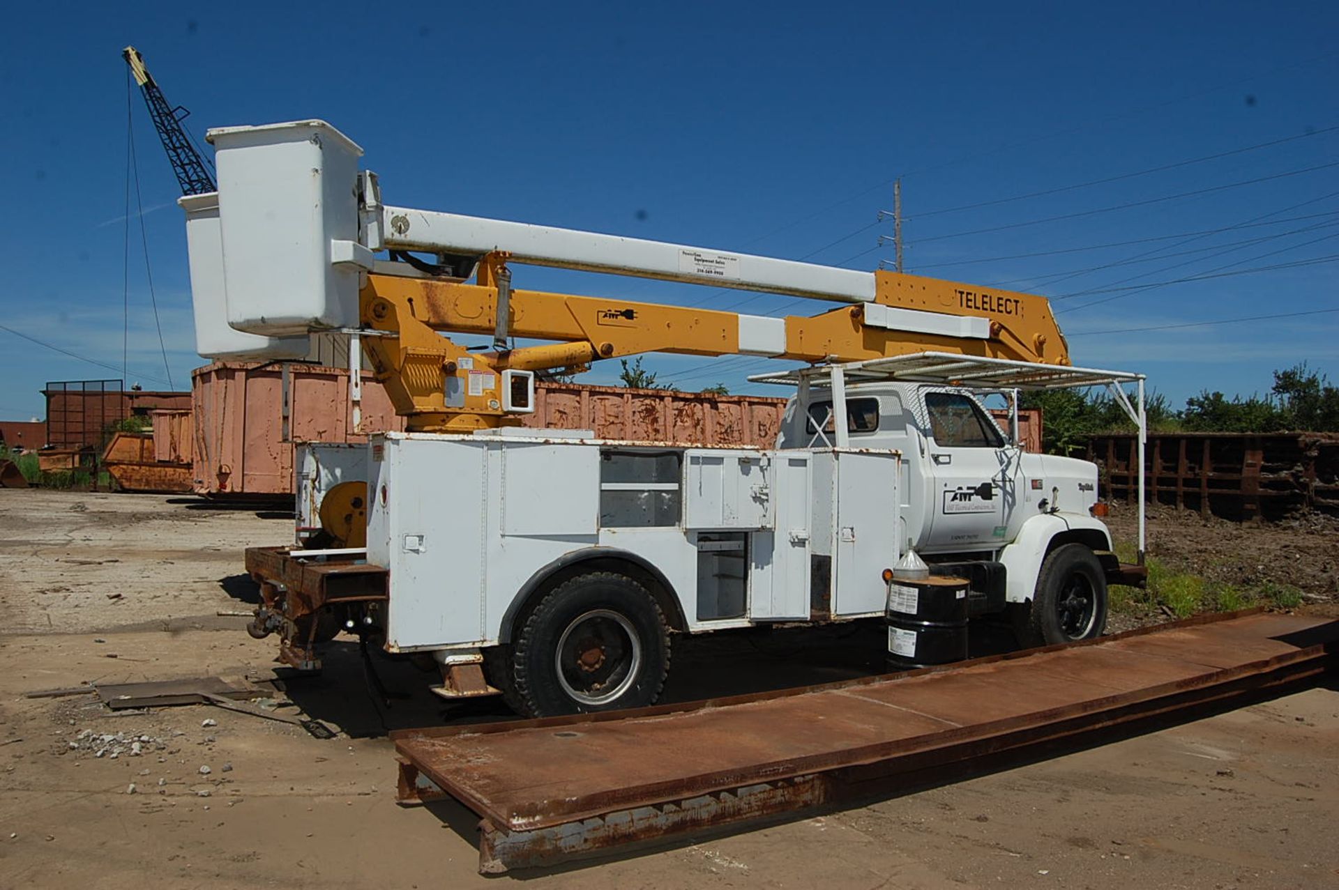 1988 General Motors GMC Diesel 7000 Boom Truck, VIN #1GDM7DIY8KV505889, Includes AMF Power Line - Image 2 of 2