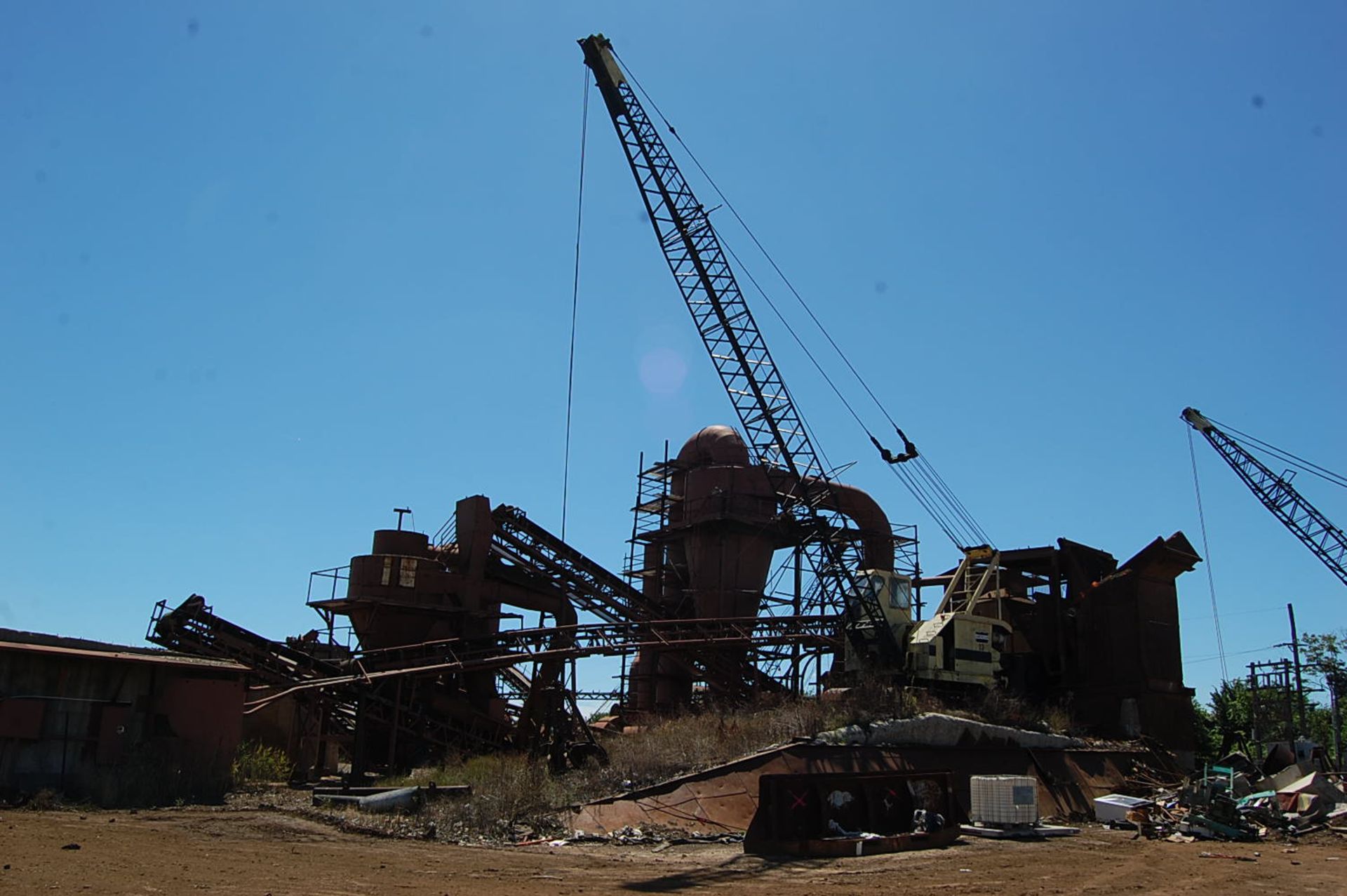 American Crane Believed 700 Series, Approx. 50 ft. Boom, Crawler Base, ID #13, Includes Grapple