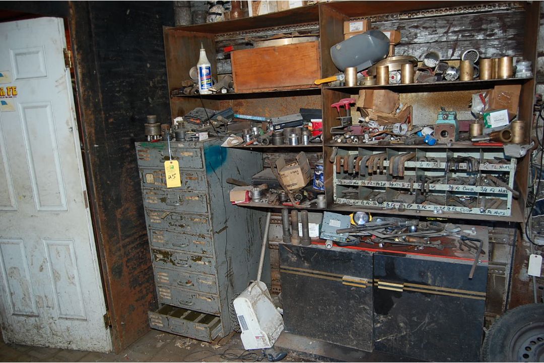 Trailer Contents Consisting of - Harris Baler Parts & Components, Knives, Assorted Tools - Image 1 of 2