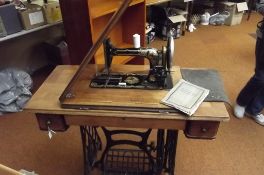 Treadle sewing machine