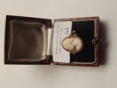 9 ct gold Cameo ring