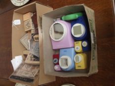 Craft tools, paper punches, rubber stamps etc