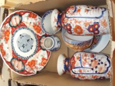 Various ceramics to include Japanese Imari