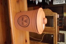 Terracotta bread bin
