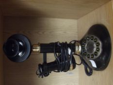 Candlestick telephone