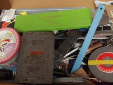 Various tools and hardware items
