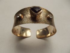 Silver hallmarked bangle