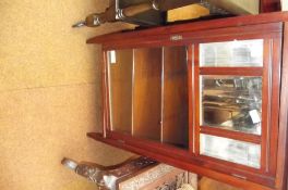 Edwardian mahogany music cabinet