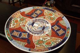 Very large Imari pattern charger