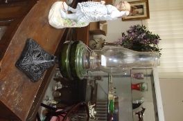 Victorian oil lamp