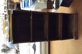 Art deco style bookcase in oak