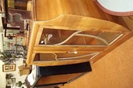 Art deco walnut cabinet