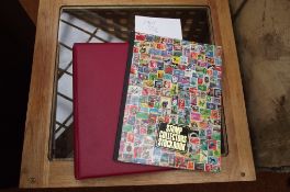 Two stamp albums