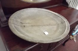 Large treen bowl