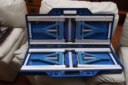 Fold-away picnic table and chairs