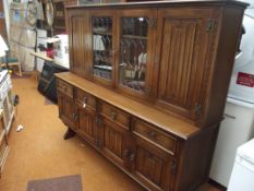 Jaycee oak linen fold sideboard