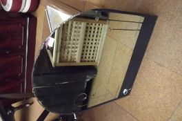 Art deco style bathroom mirror