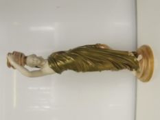Royal Worcester figure of a Grecian female water c
