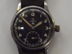 A rare 1940's Omega British RAF military, pilots m