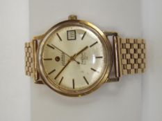 A very rare gentleman's wristwatch, Roamer Lime Light automatic