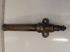 1930's brass locomotive hooter, 50cm