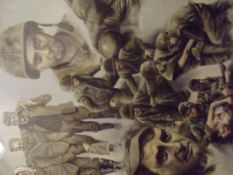 Terence Crossley (20th century), framed oil on boa