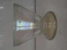Dutch Leerdam glass vase by Andries Dirk Copier ex