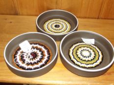 Three Hornsea dishes