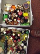 Large collection of miniature spirits
