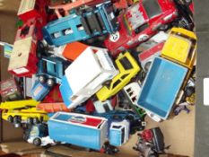 Large collection Dinky and Matchbox cars