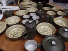Large set of Denby dinner/tea ware
