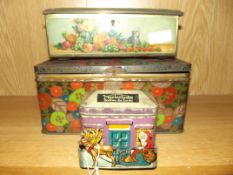 Mackintosh Toffee Deluxe tin togther with two othe